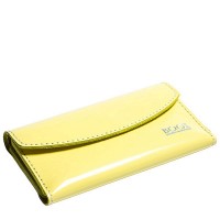 Кожаный женский желтый кошелёк BOGZ «Евника» p28m34s4