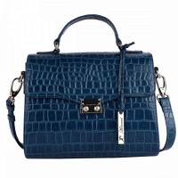 Женская кожаная сумка Ashwood C55 Teal (Бирюзовый)