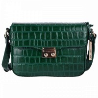 Женская кожаная сумка Ashwood C50 Green (Зеленый)