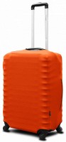 Защитный чехол для чемодана Coverbag неопрен оранжевый неон S