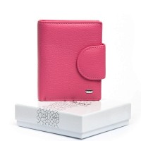 Женский кожаный кошелек Bright DR. BOND WS-36 plum-red