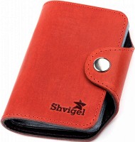 Кожаная визитница SHVIGEL 13910