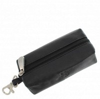Кожаная ключница Visconti MZ-18 - PRATO (BLACK)