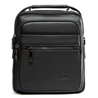Мужская кожаная сумка через плечо BRETTON 5015-4 black
