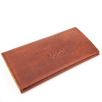 Кожаный коричневый  кошелек BOGZ «Olivia» p50m10s3