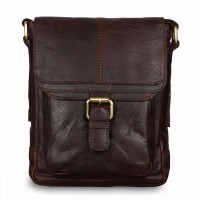 Мужская кожаная сумка Ashwood  G31 Brandy (Бренди)