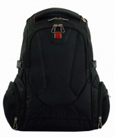 Мужской черный рюкзак из полиэстера TRAUM 7046-94