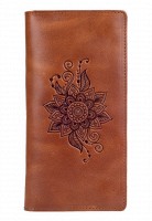 Кожаное портмоне Hi Art Mehendi Classic WP-05-C18-1244-T006