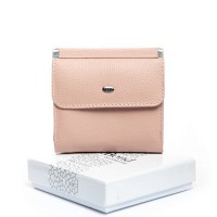 Женский кожаный кошелек Bright DR. BOND WS-33 pink