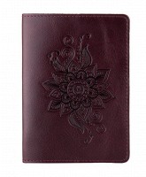 Обложка-органайзер для документов из кожи HiArt Mehendi Classic PC-03-C19-1718-T006