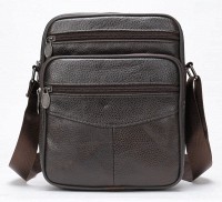 Мужская кожаная сумка через плечо Vintage 20346 