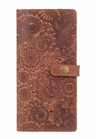 Тревел-кейс из кожи Hi Art TC-01 Shabby Dingo Mehendi Art