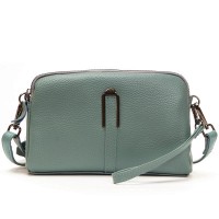 Женский молодежный кожаный клатч ALEX RAI 99084 blue