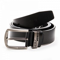Мужской кожаный ремень DS-3725 black