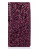 Кожаный бумажник Hi Art Let's Go Travel WP-02-S19-1621-T007