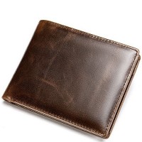 Мужское коричневое портмоне из натуральной кожи Vintage 20240