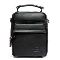 Мужская кожаная сумка через плечо BRETTON 442-2 black