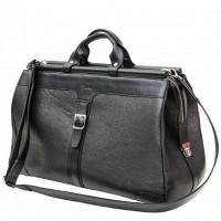 Кожаный черный мужской саквояж TARWA fa-1403-4lx