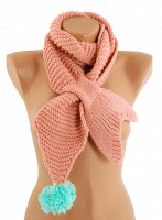 Шарф женский розовый TRAUM 2483-46