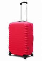 Защитный чехол для чемодана красный Coverbag неопрен S