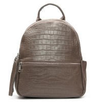 Женский кожаный рюкзак ALEX RAI 95518-9 khaki