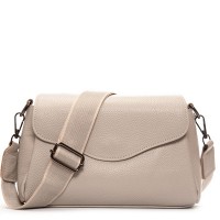 Женская кожаная сумка ALEX RAI 99118 beige