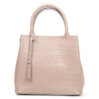 Женская кожаная сумка классическая ALEX RAI l.beige