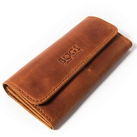 Кожаный коричневый кошелек BOGZ «Медисон» p4m10s3
