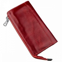 Красный женский кожаный кошелёк  SHVIGEL 16185