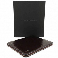 Кожаная коричневая папка Piquadro Blue Square (PB1164B2_MO)