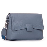 Женская кожаная сумка классическая ALEX RAI 99115 l.blue