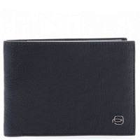Синее кожаное портмоне Piquadro Black Square (PU257B3R_BLU)