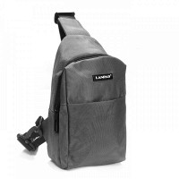 Мужская тканевая сумка-слинг Lanpad 3072 gray