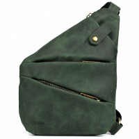Мужская кожаная сумка-слинг TARWA RE-6402-3md