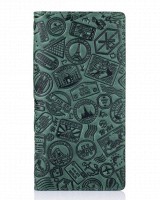 Кожаный бумажник Hi Art Let's Go Travel WP-02-S19-5920-T007