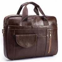Мужская кожаная коричневая сумка Vintage 14882