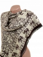 Женский тёплый кашемировый палантин SL 32002-5