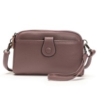 Женский молодежный кожаный клатч ALEX RAI 88085 purple