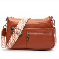 Женская кожаная сумка ALEX RAI 2041-9 camel