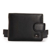 Мужской кожаный кошелек BE BRETTON 163-ND16A black