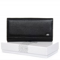 Женский кожаный кошелек BR DR. BOND W46-4 black-red