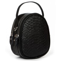 Молодежный клатч из кожи ALEX RAI F-5501 black