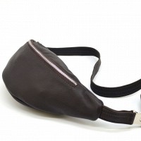 Кожаная коричневая сумка на пояс Tarwa fc-3005-4lx