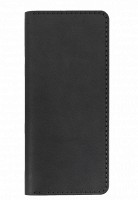 Портмоне (купюрник) из кожи ручной работы VOILE черное lw5-blk