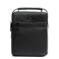 Мужская кожаная сумка через плечо BRETTON 407-89 black