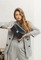 Женская кожаная сумка-кроссбоди Lola BlankNote черная - BN-BAG-35-G