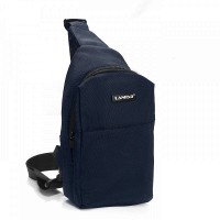 Мужская тканевая сумка-слинг Lanpad 3072 blue