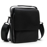 Мужская кожаная сумка через плечо BRETTON 9357-2 black