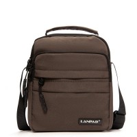 Сумка через плечо Lanpad A18043 brown мал