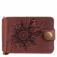 Зажим для купюр Hi Art «Mehendi Classic» MC-01 Shabby Сognac